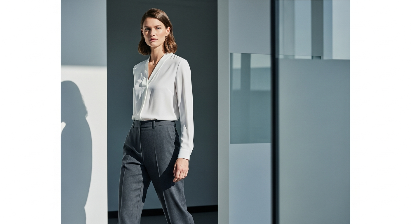 Forcast Nikki Tailored Pants: Premium Workwear