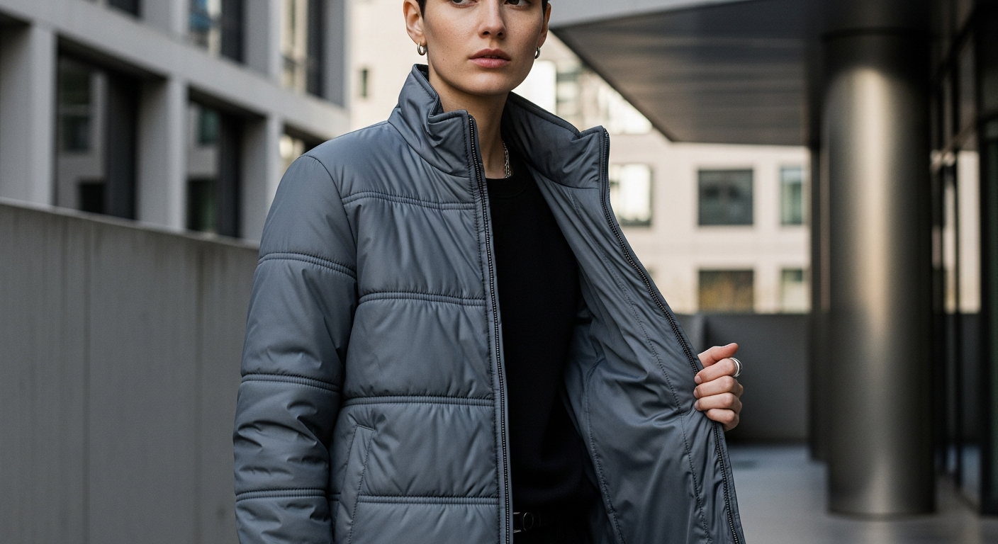 Frieda & Freddies quilted transitional jacket in vibrant color with retro-chic design