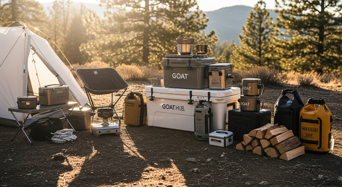 GOAT HUB Modular Cooler: Basecamp Organization