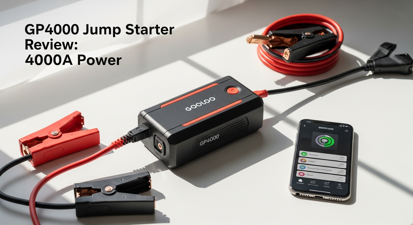 GOOLOO GP4000 Jump Starter Review: 4000A Power
