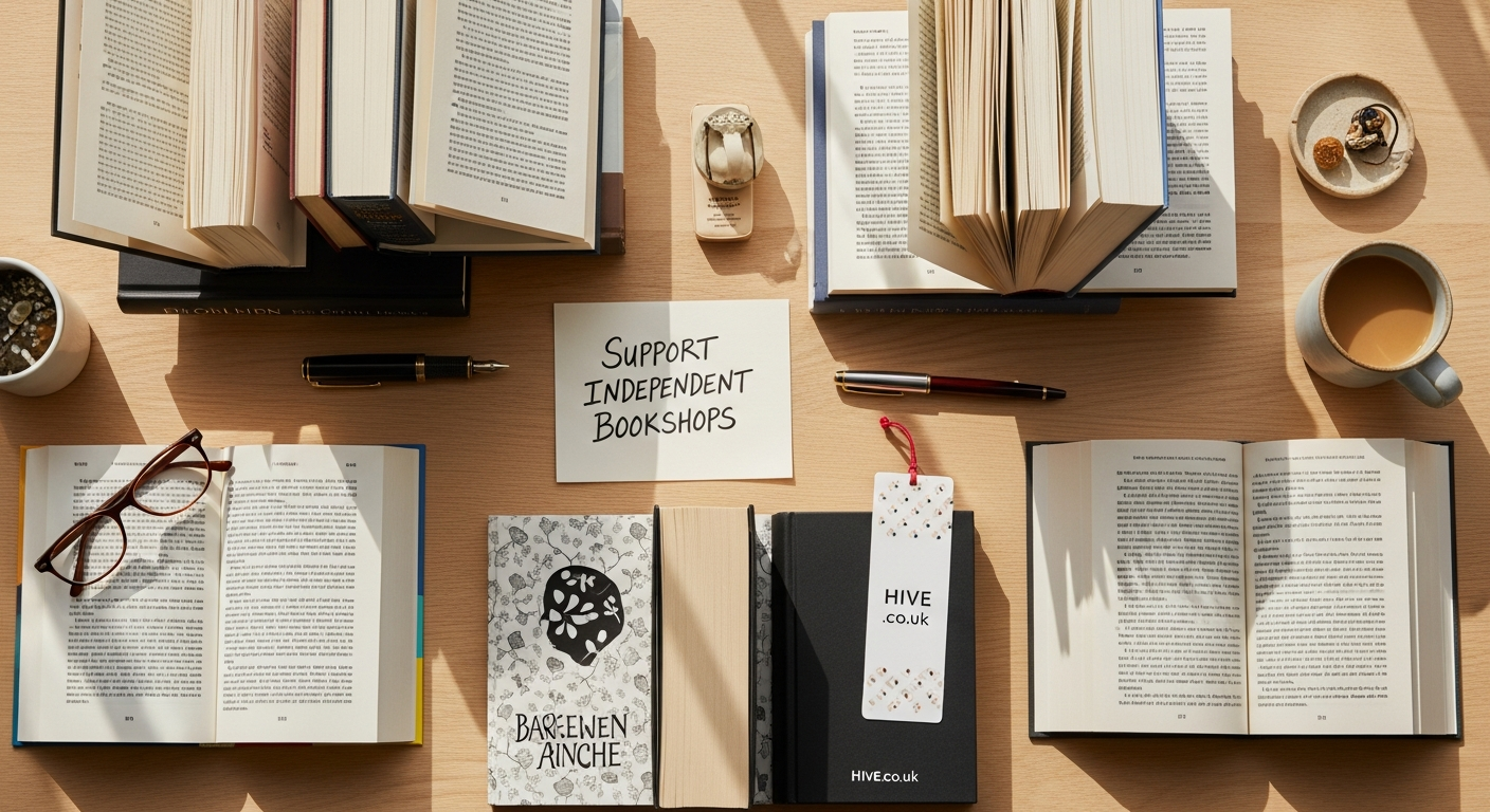 Colorful stack of bestselling books displayed on wooden bookshelf
