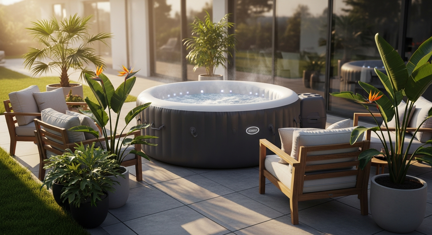 Home Deluxe Inflatable Whirlpool SPLASH Spa