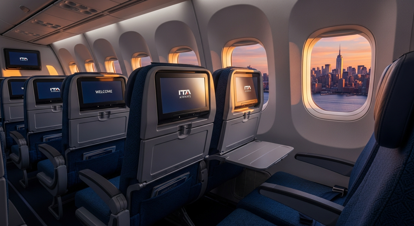ITA Airways Rome-New York Economy Flights Guide