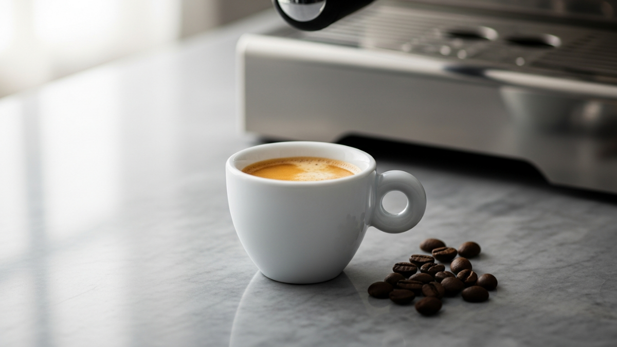 Illy Classico Medium Roast Coffee beans in pressurized can with espresso cup