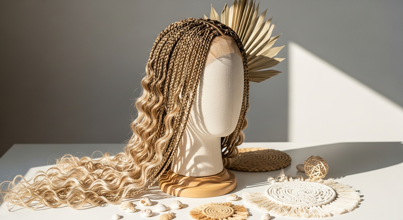 KissLove Water Wave Boho Braided Wig Guide