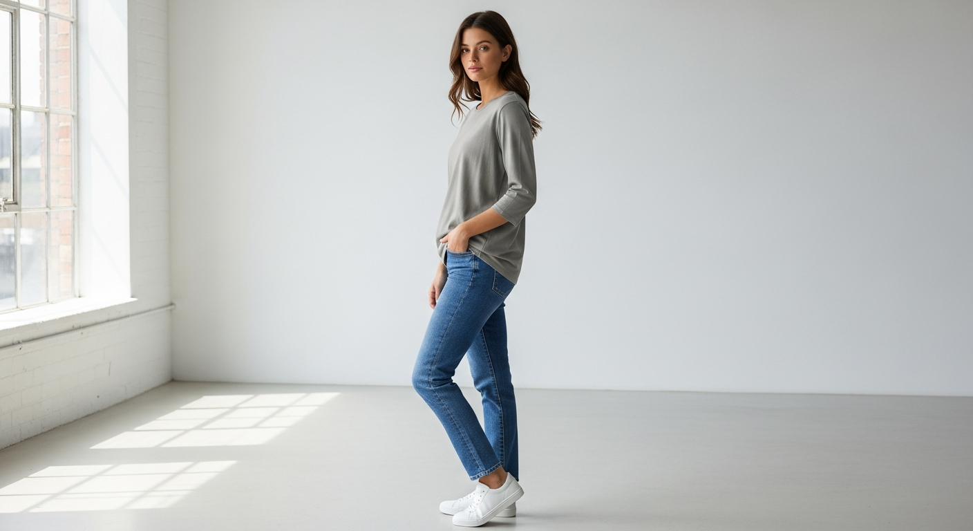 Kosher Casual 3/4 Sleeve T-Shirt: Modest