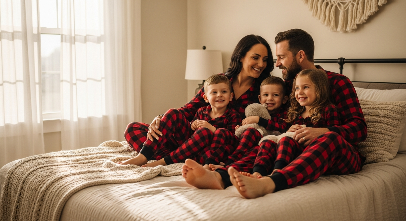 LazyOne Family Matching FlapJack Pajamas in colorful animal print designs for all ages