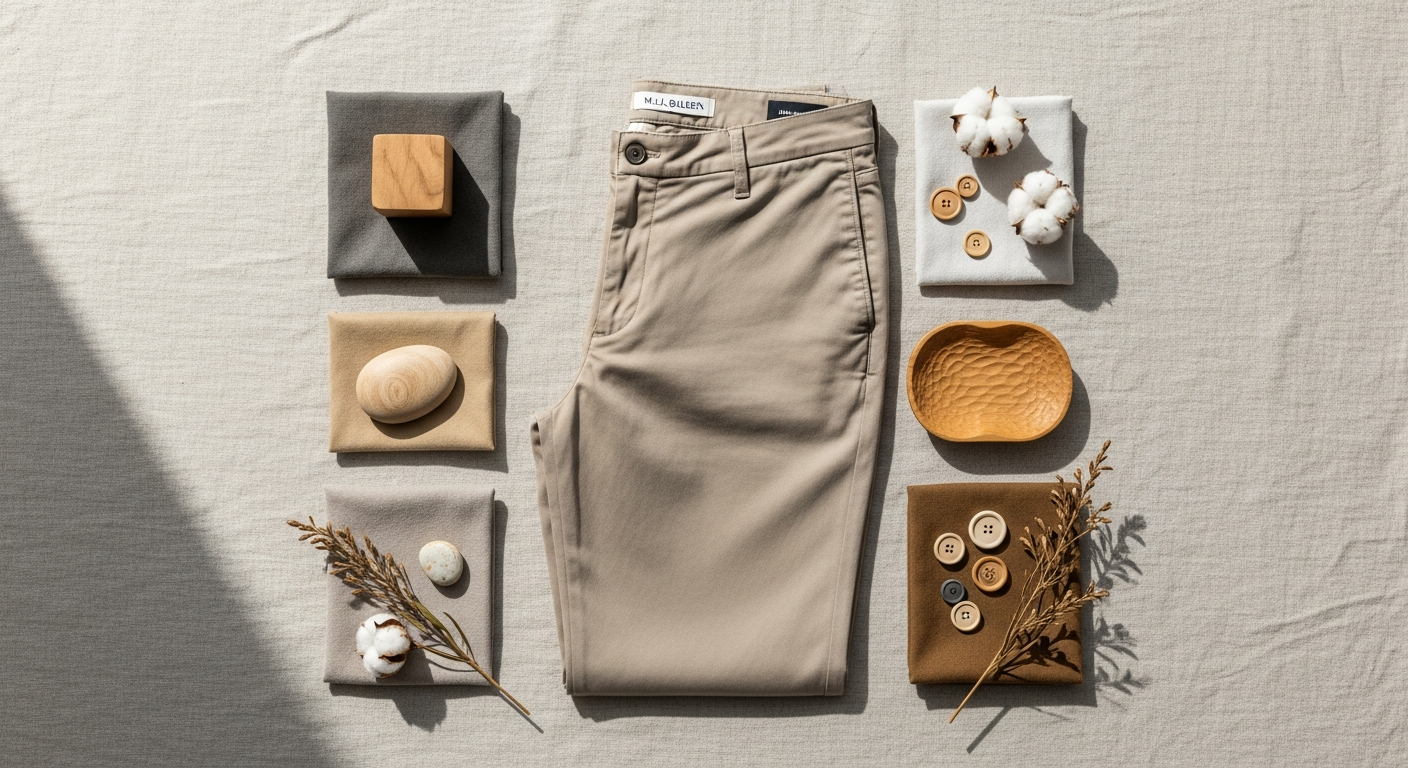 M.J. Bale McQueen Chino Pants: Eco-Conscious
