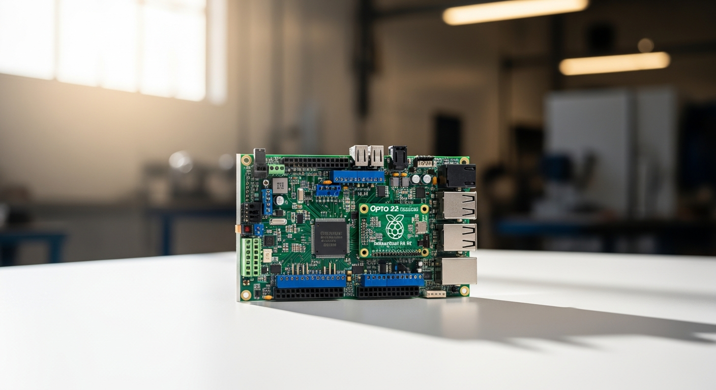 Opto 22 Raspberry Pi Industrial I/O Starter Kit with G4 modules and carrier board