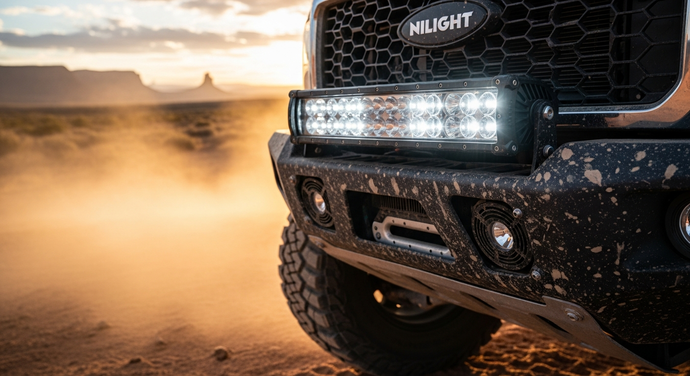 Nilight 7-Inch LED Off-Road Light Bar Guide