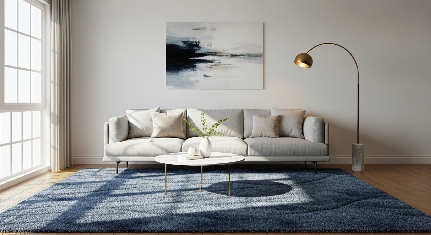 Brink Campman Estella Submarine multicolor abstract hand-tufted wool viscose rug