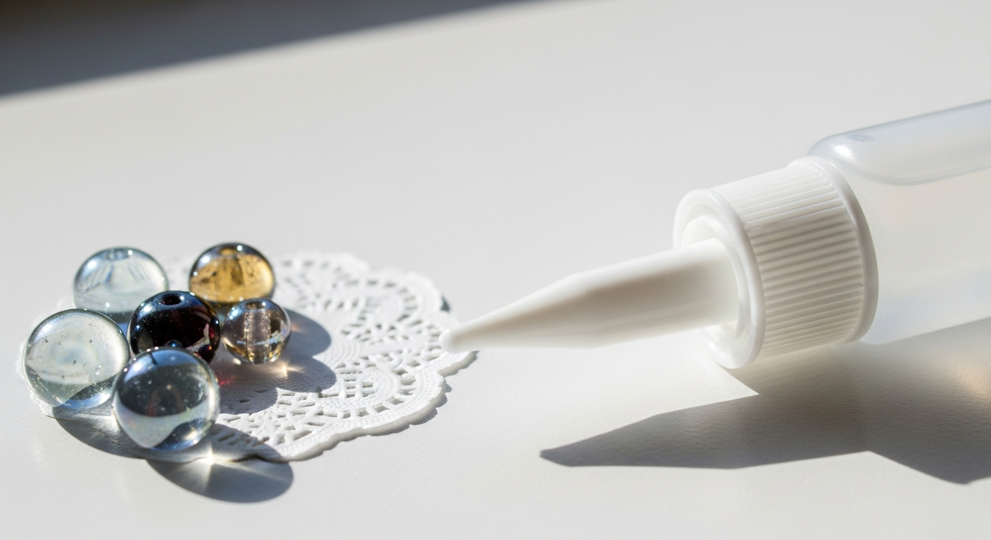 Transparent Fast-Setting Adhesive for Delicate