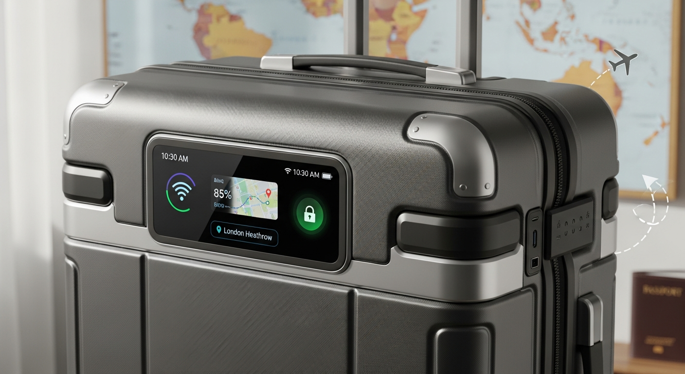 Puccini Cabin Suitcase: Smart Tech Features