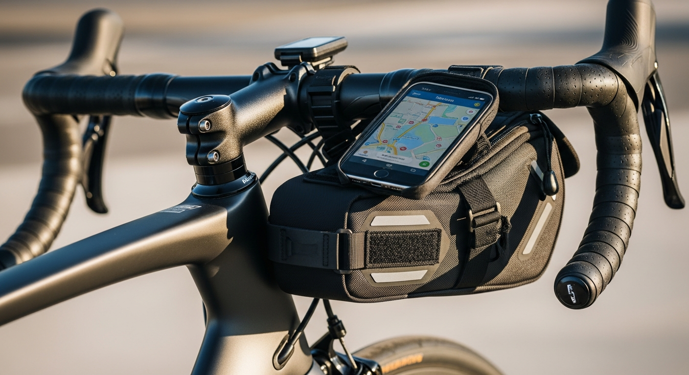 ROCKBROS Waterproof Bike Phone Frame Bag Guide