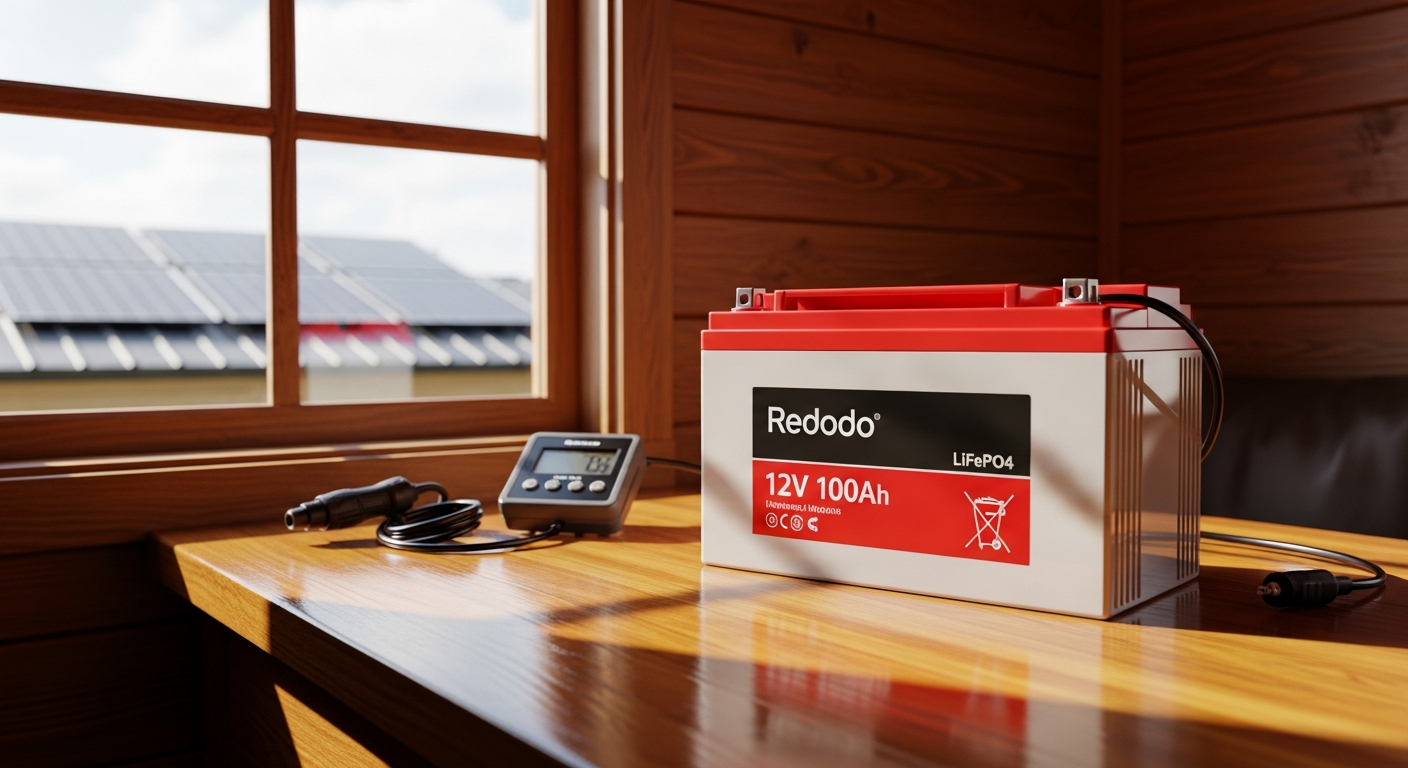 Redodo 12V 100Ah LiFePO4 Battery for Off-Grid Living