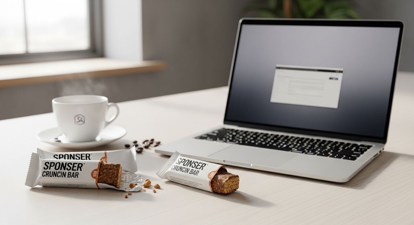 Sponser Crunchy Protein Bars for Office Workers