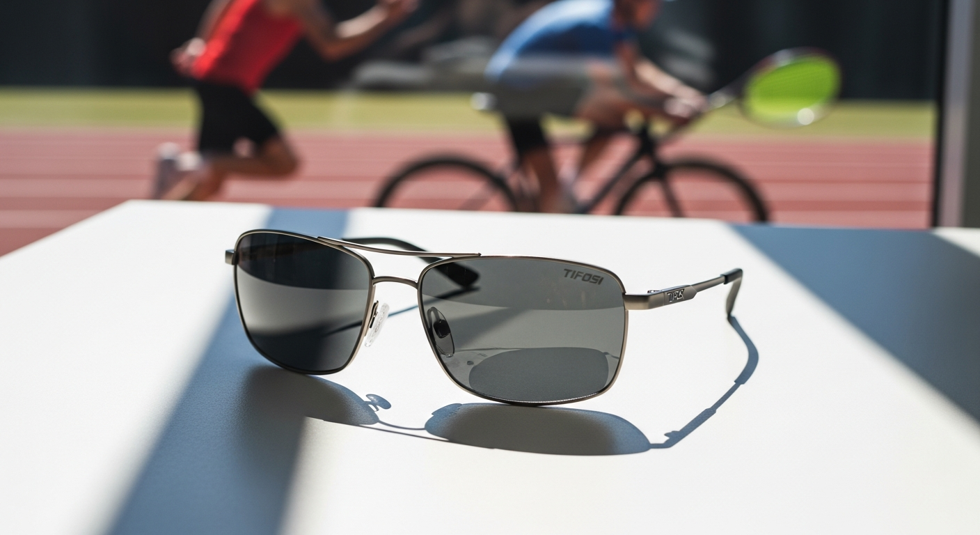 Tifosi Swick lightweight athletic sunglasses with polarized lenses for active sports