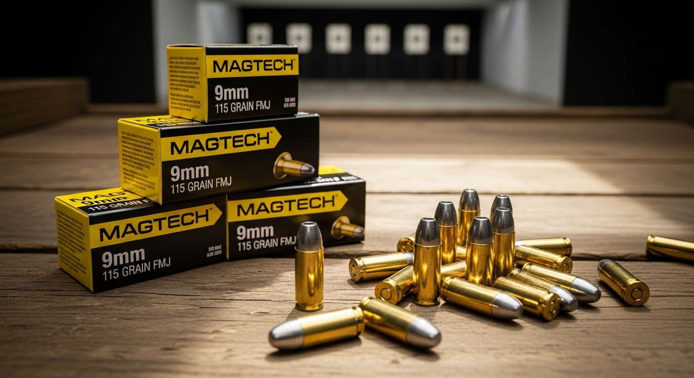 Magtech 9mm 115 Grain FMJ: Budget Training Ammo
