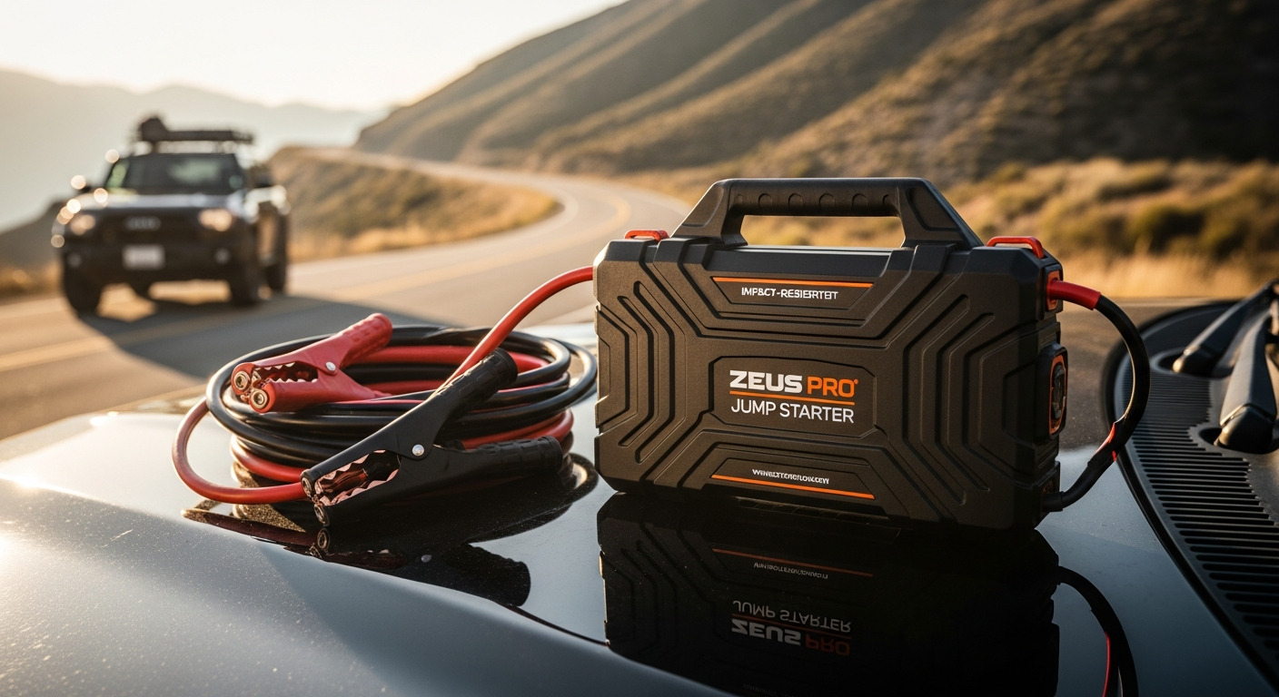 Zeus Pro Jump Starter: Road Trip Essential