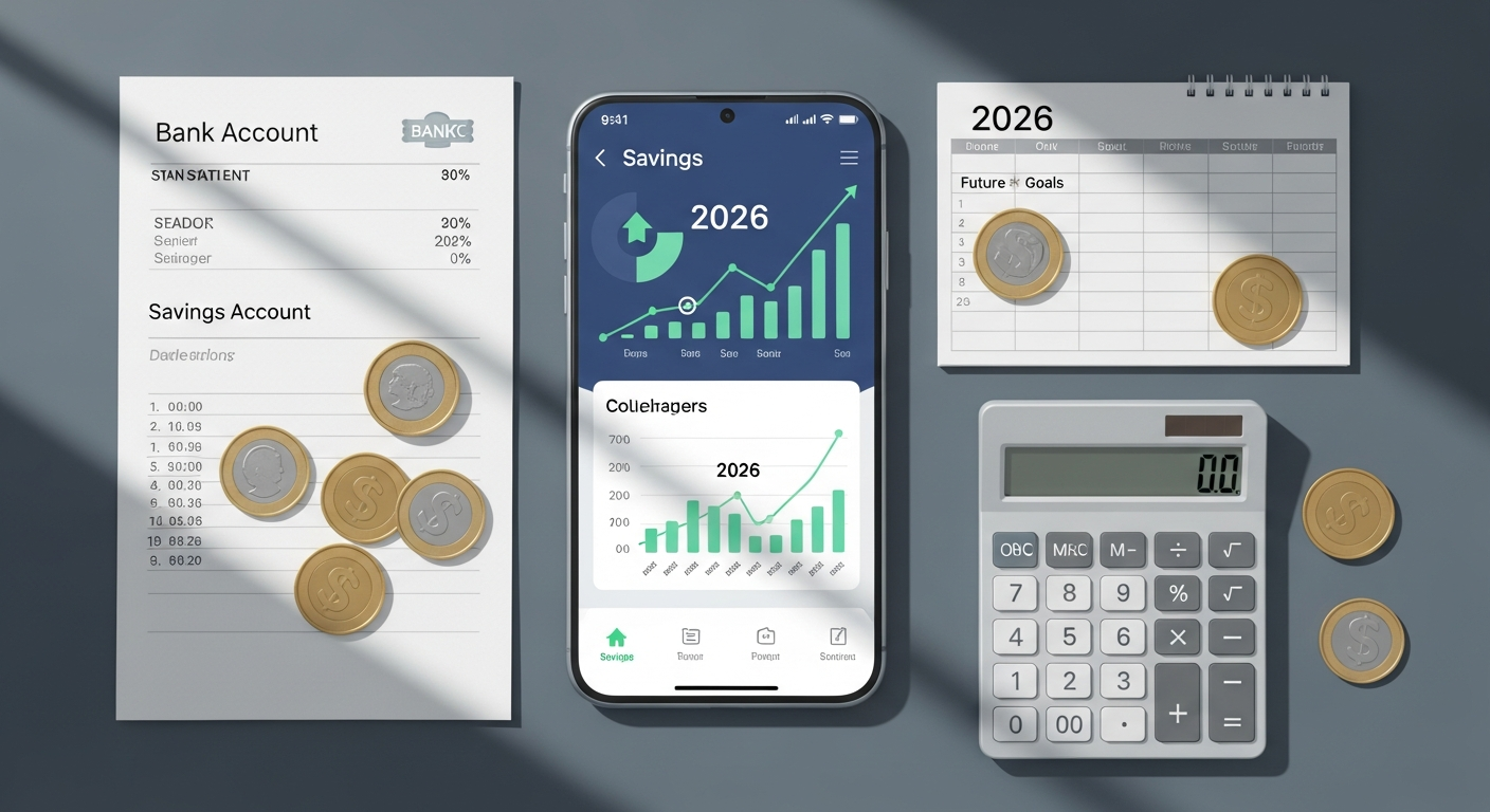 Unicajabanco bank building with term deposits savings concept illustration