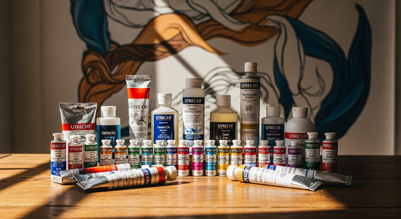 Utrecht Oil Colors for Large-Scale Murals