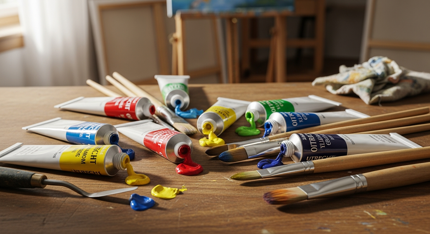 Utrecht Oil Paint: Professional Quality at Budget Prices