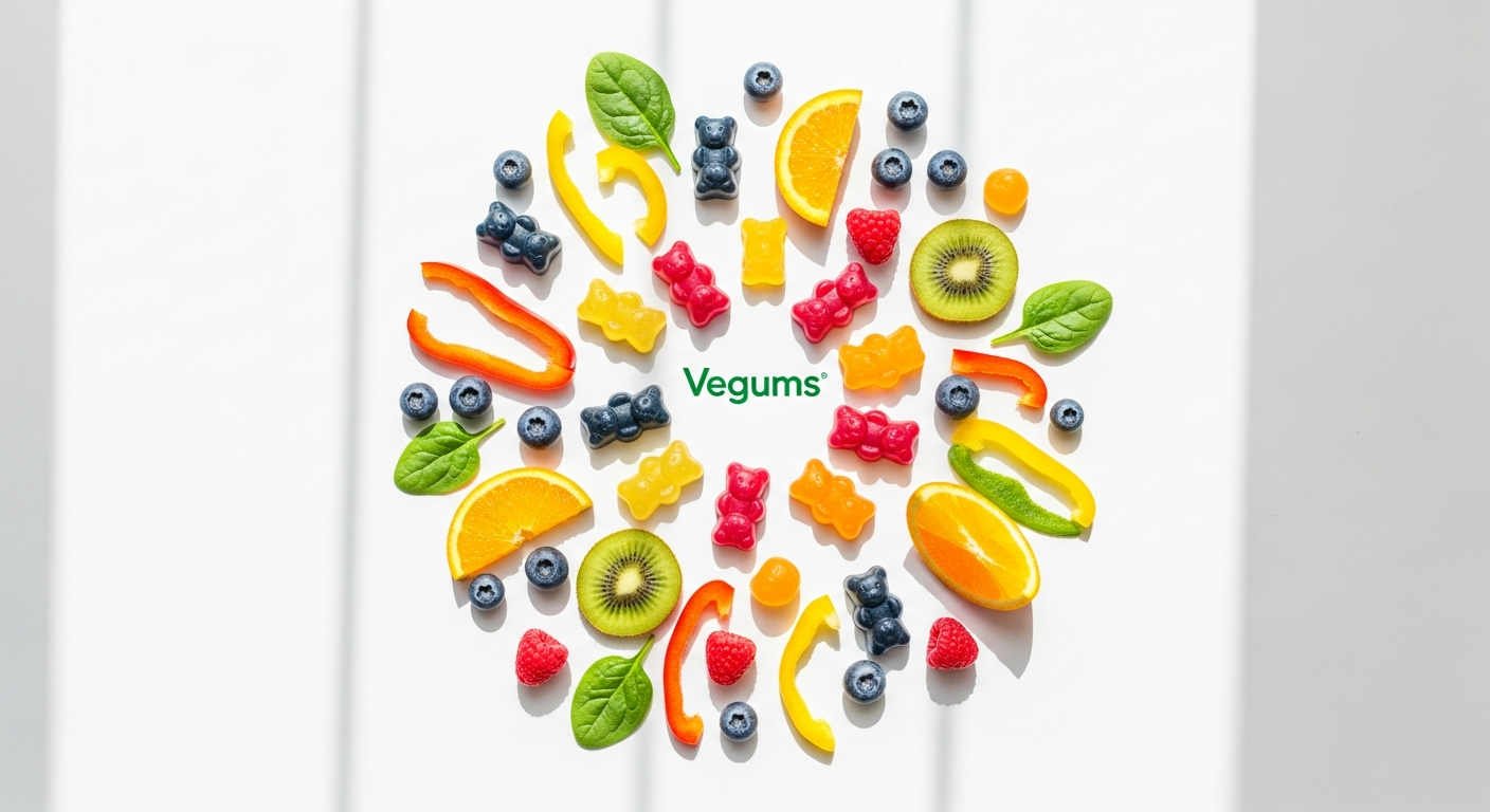 Vegums Vegan Multivitamin Gummies for Kids