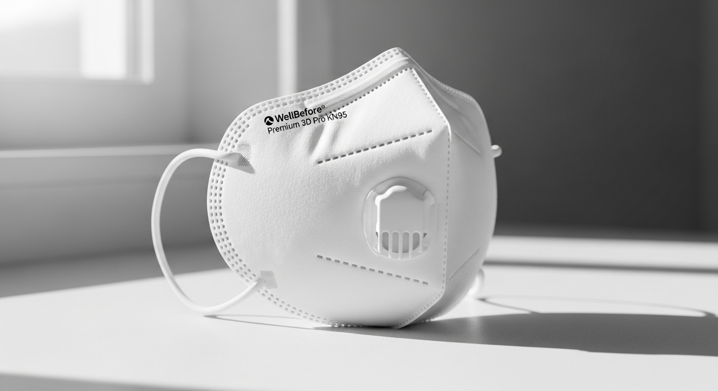 WellBefore Premium 3D Pro KN95 Mask