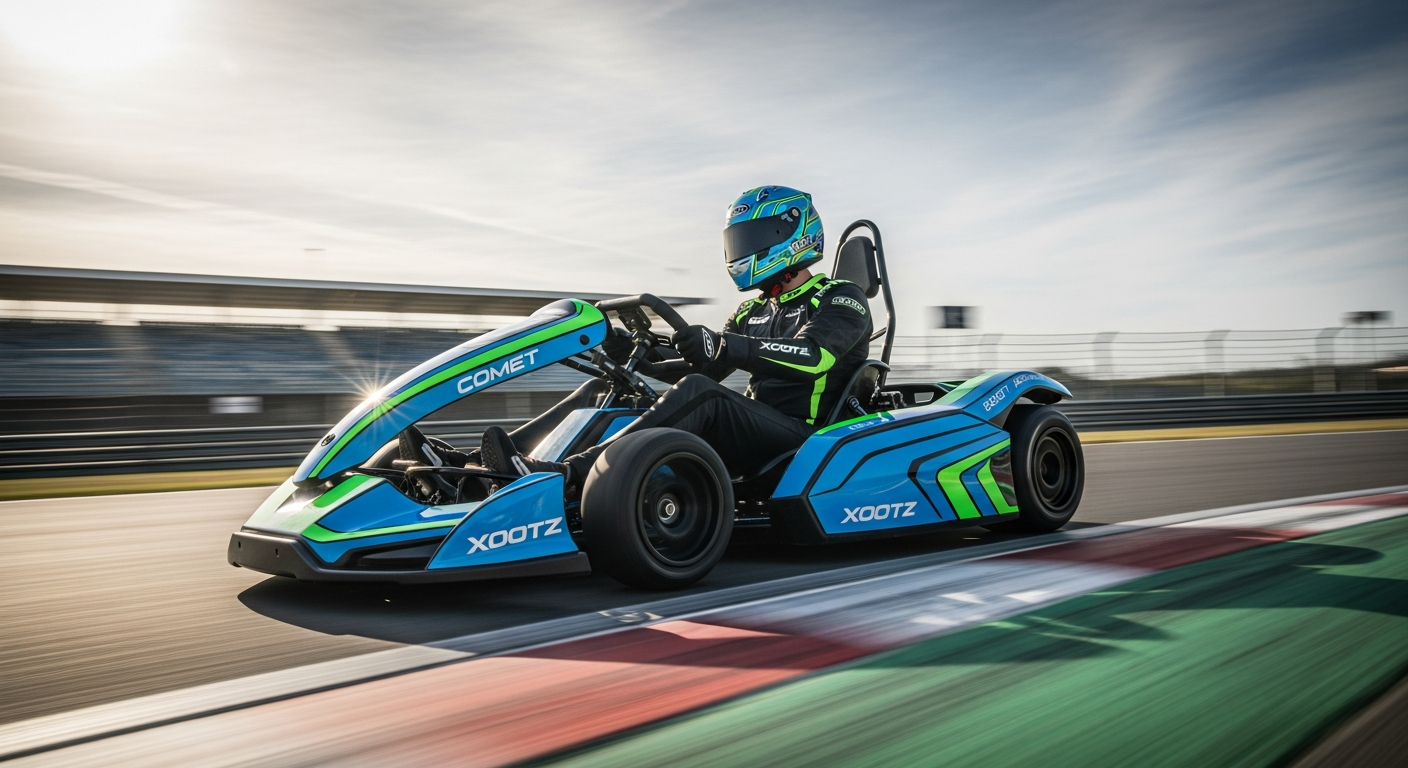 Xootz Comet Electric Go Kart: Speed & Drift