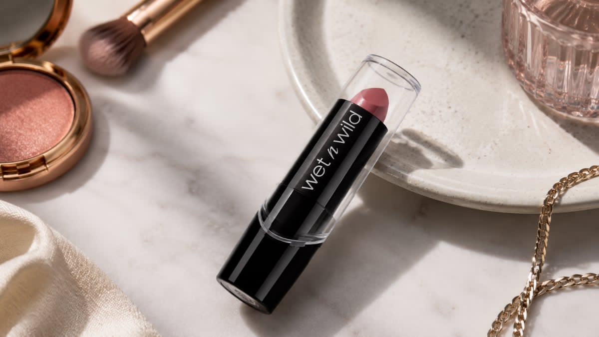 wet n wild Silk Finish Lipstick in a moisturizing satin finish formula with rich color pigmentation