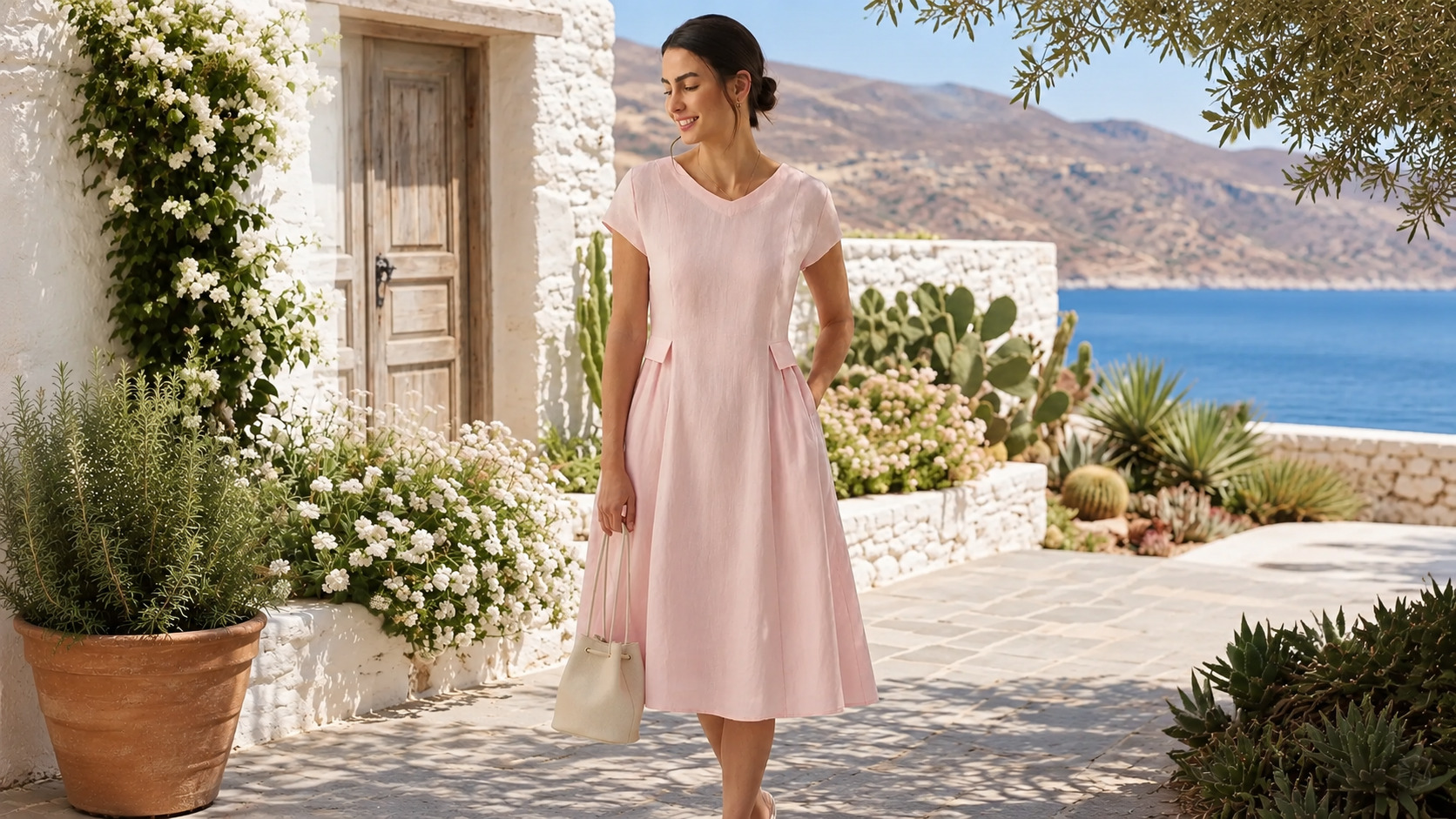 This Lintico Linen Dress Delivers Breathability and Effortless Daily Wear Comfort