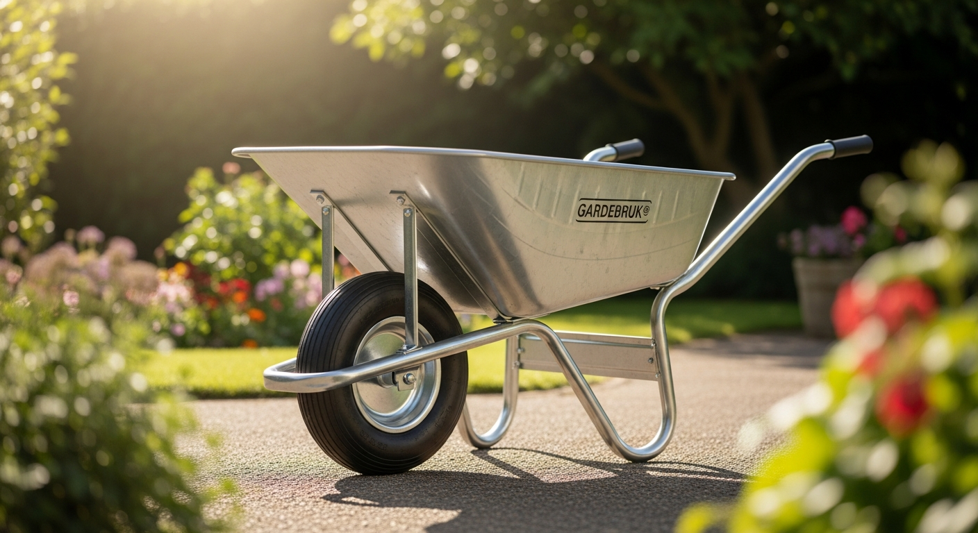 GARDEBRUK® Galvanized Wheelbarrow 100L 250kg