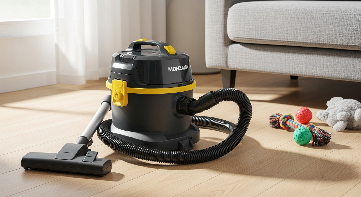MONZANA 400W Wet Vacuum: Pet Hair & Stain Solution
