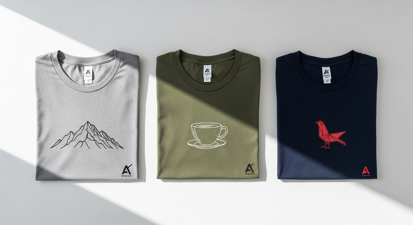 Custom photo t-shirt printing service with design editor and vibrant color options