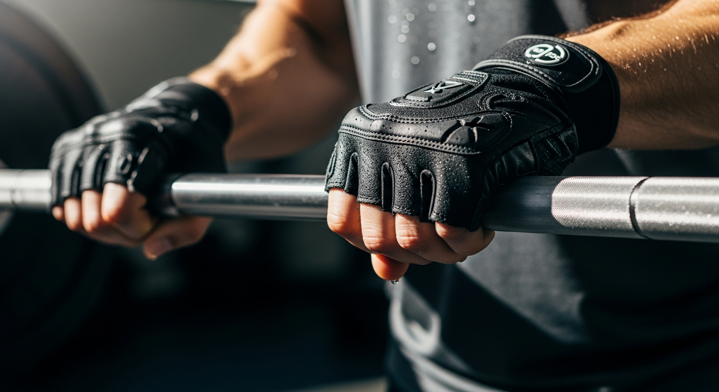 JerkFit WODies CrossFit workout gloves with integrated wrist wraps for hand protection