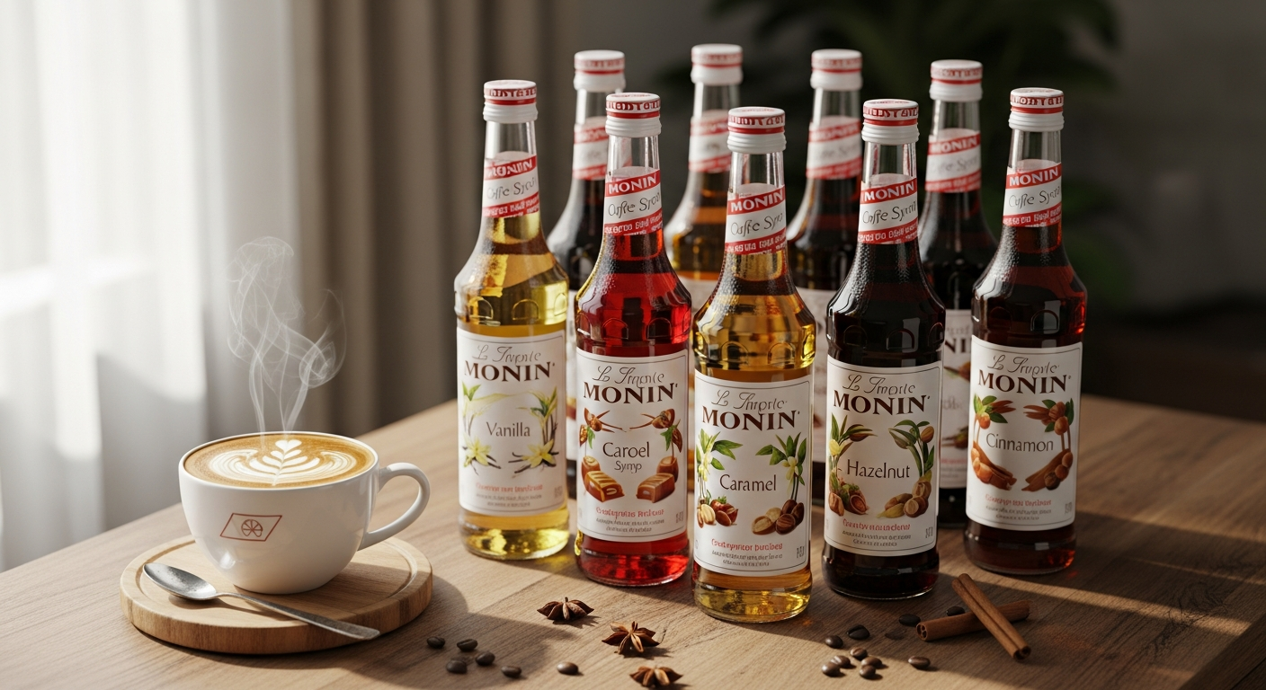 Monin Coffee Syrup Set: Elevate Your Home Brewing