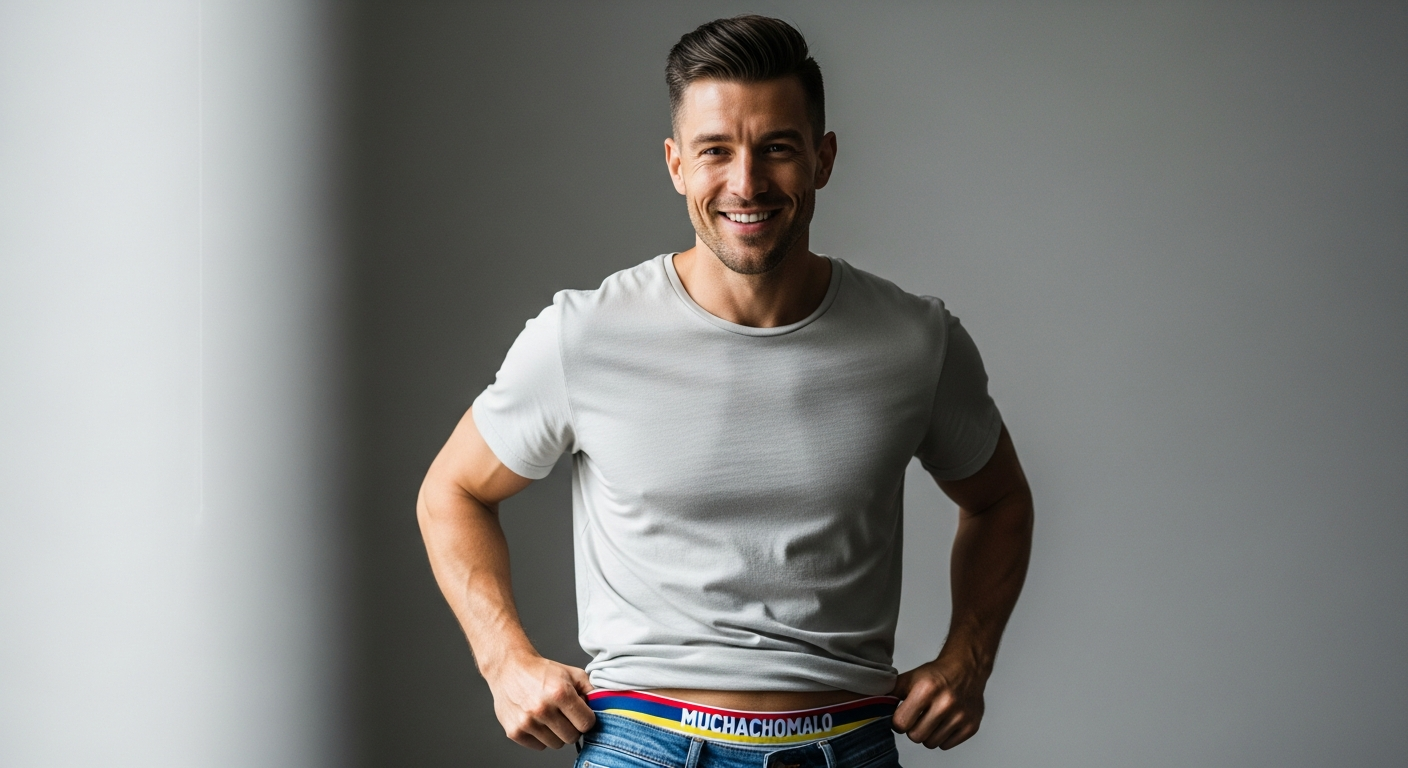 Colorful hand-drawn Muchachomalo boxer shorts multi-pack displayed with artistic designs