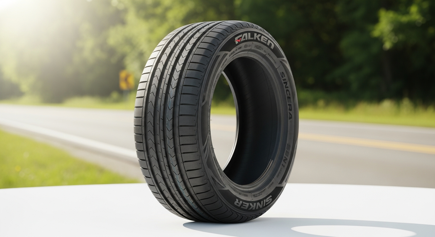 Falken SINCERA SN110 Ecorun summer tire on compact car wheel