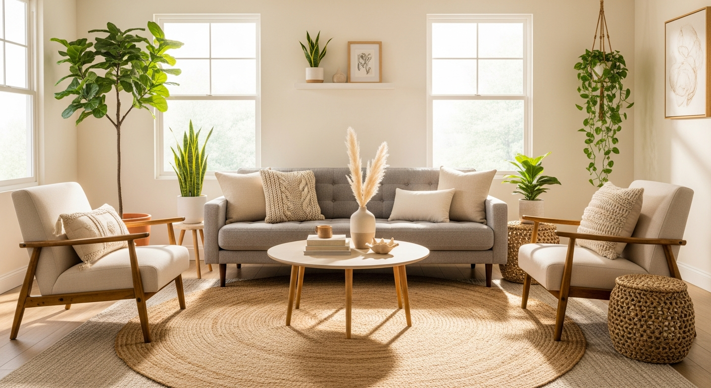 Style Your Jute-Blend Natural Area Rug