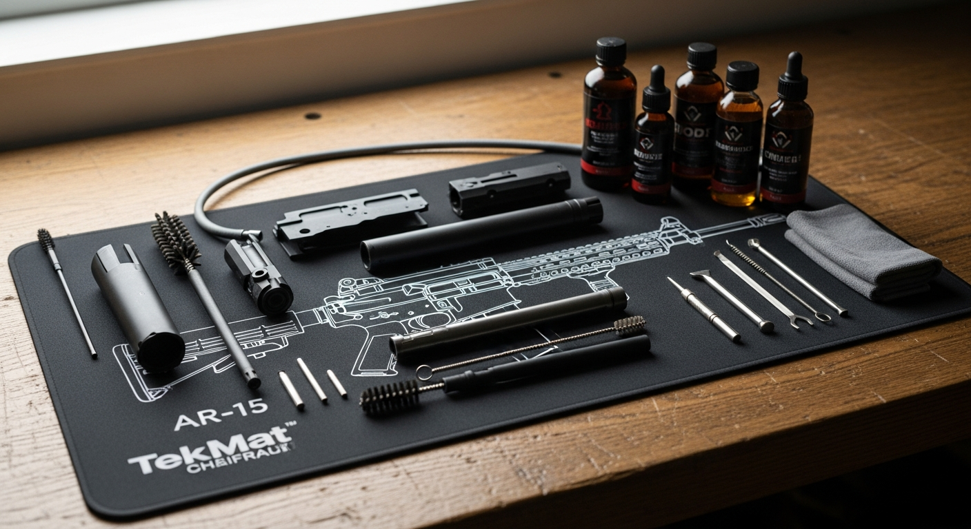 TekMat AR-15 Gun Cleaning Mat Guide