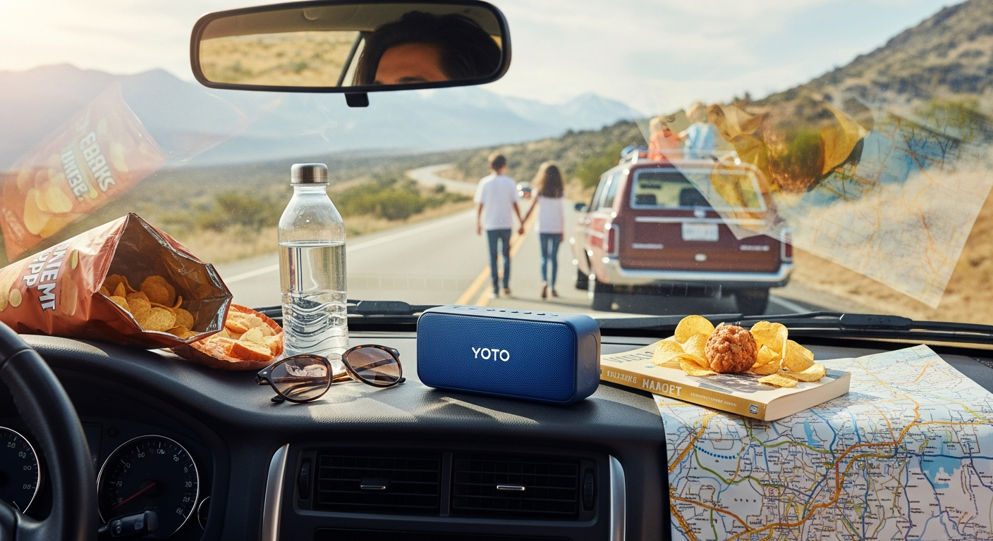 Yoto Mini for Road Trips: Screen-Free Entertainment