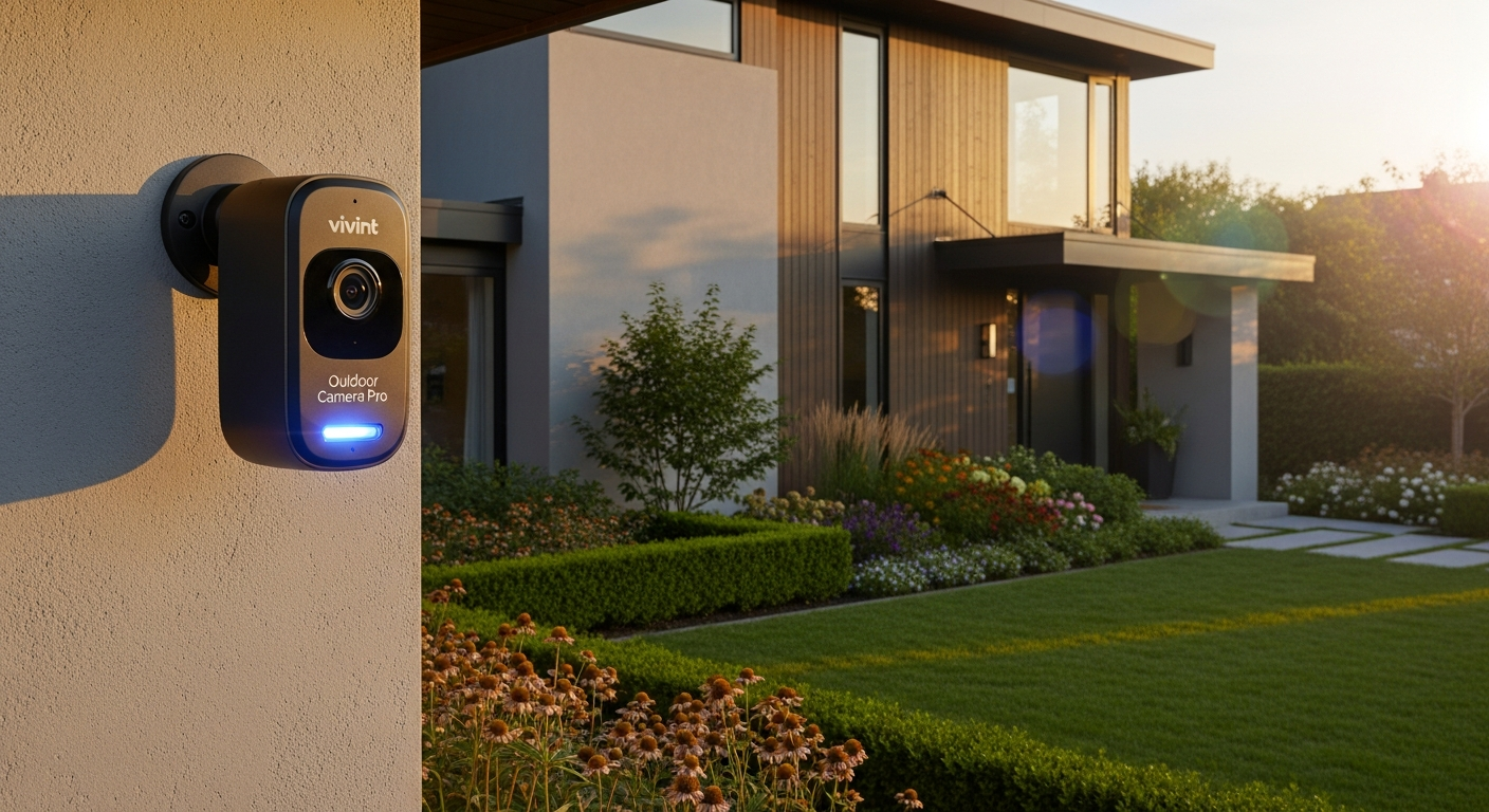 Vivint Outdoor Camera Pro Smart Deterrence