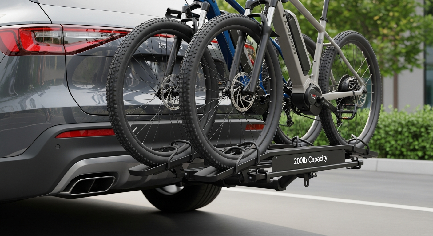 Young Electric 200lb Hitch E-Bike Rack