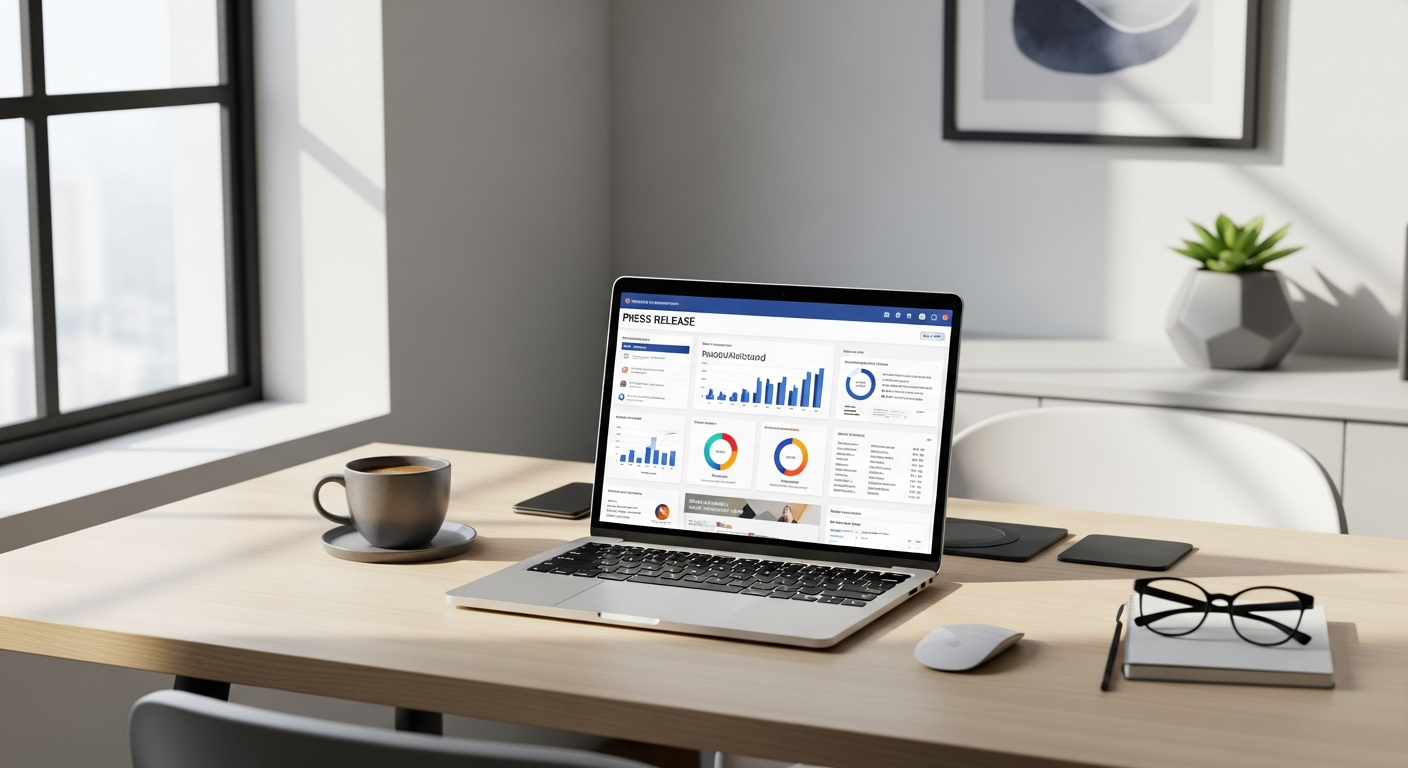 Integrated Media Pro press release distribution platform interface showing journalist database and media outlet network