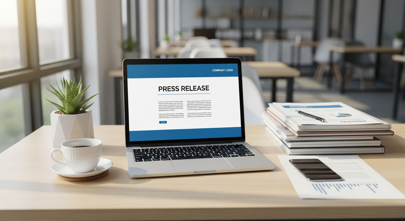 Integrated Media Pro press release distribution platform interface dashboard showing analytics