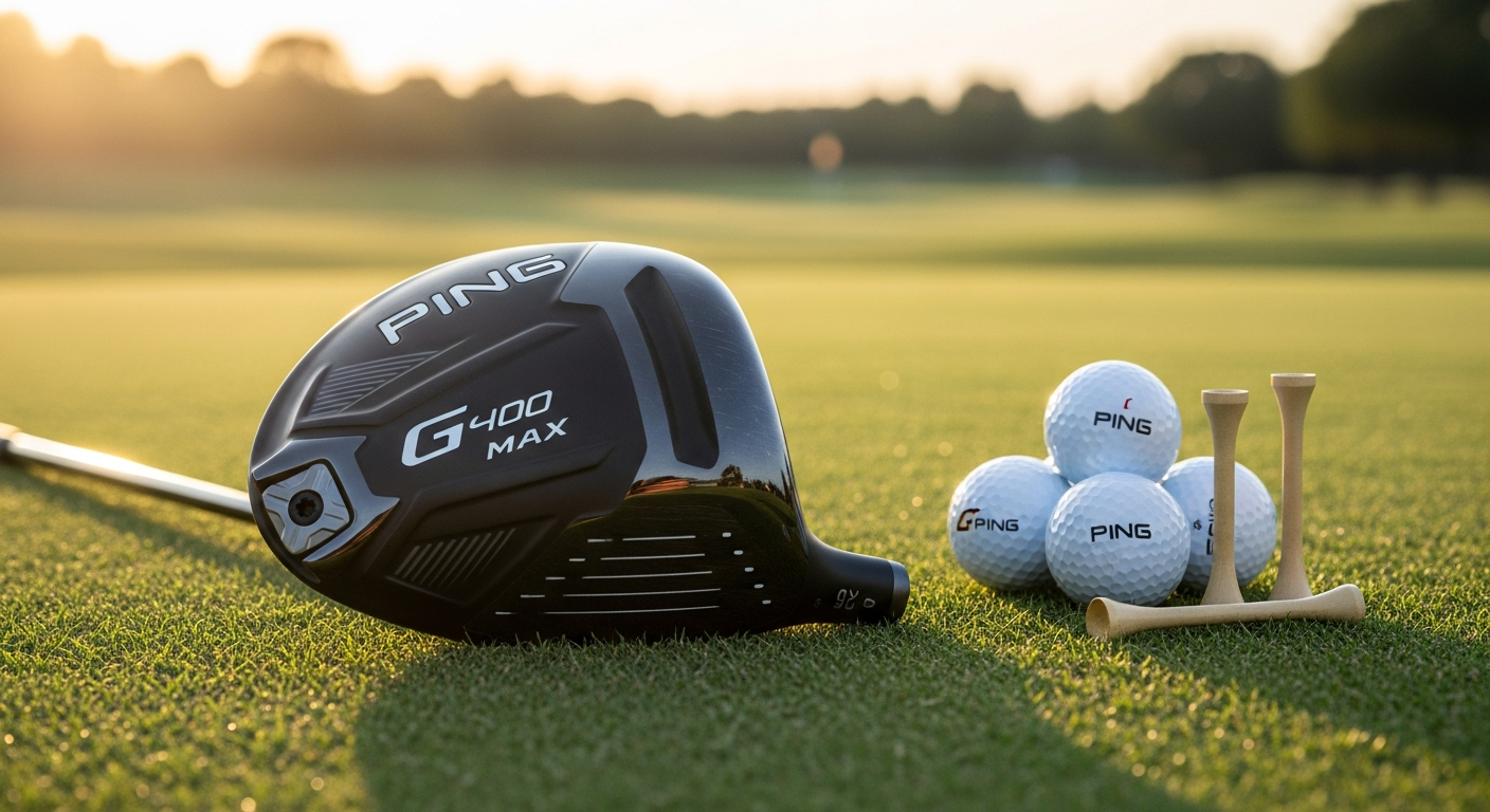 Ping G440 Max driver head shown from above on white background