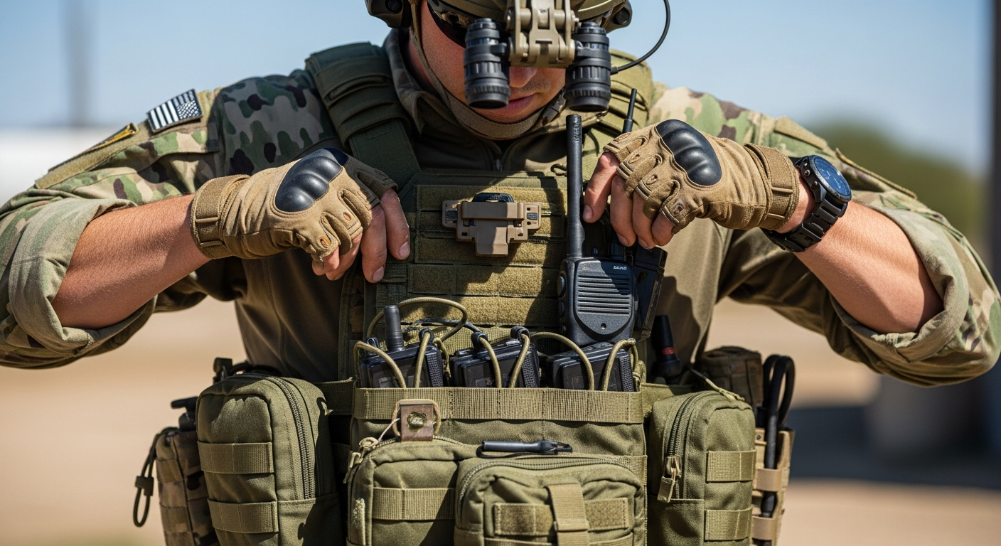 3V Gear Paratus tactical backpack with MOLLE webbing and attached pouches