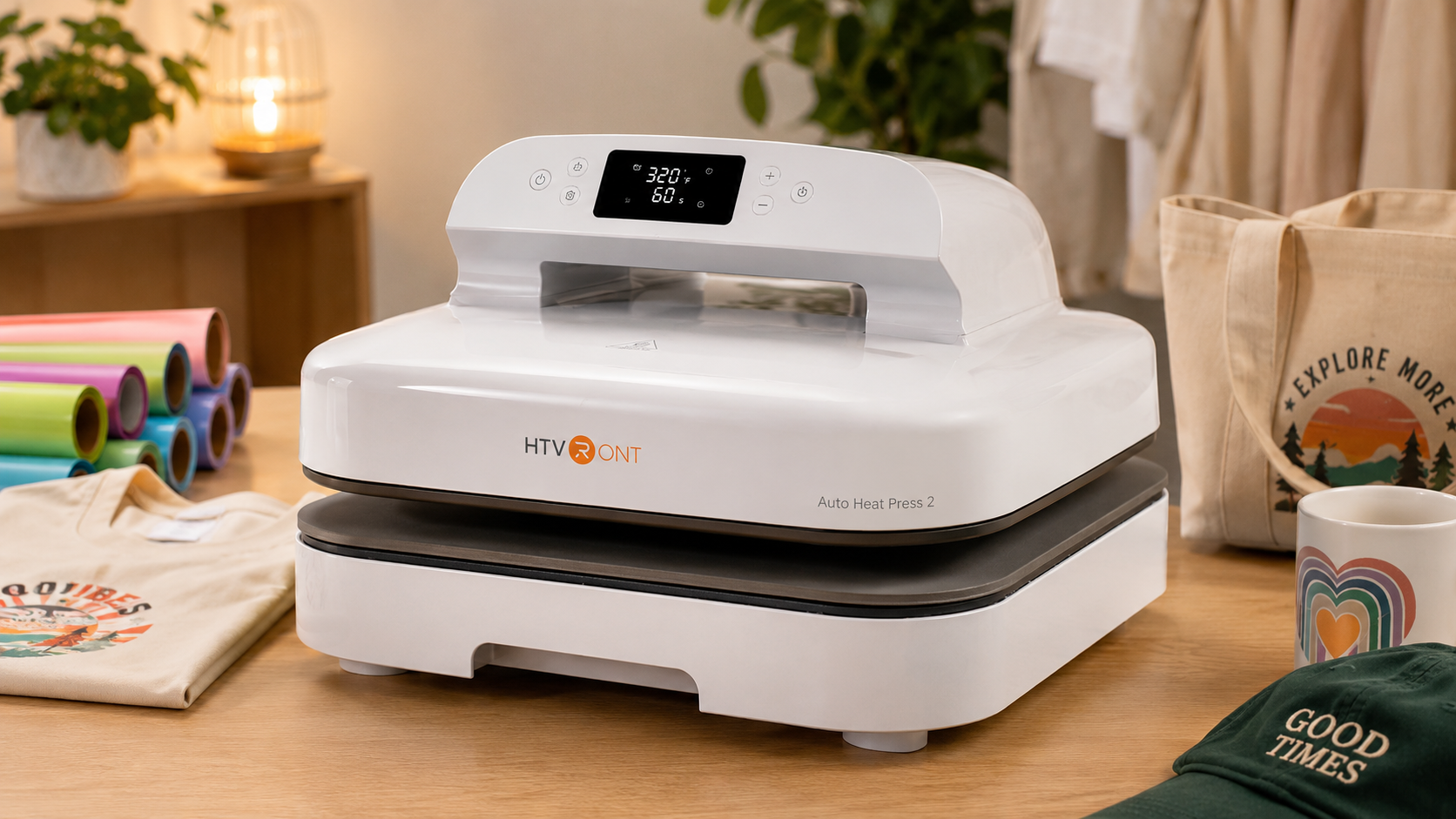 Discover why the HTVRONT Auto Heat Press 2 is a top choice for crafters. Explore its smart features, fast performance, and effortless heat transfers today.
