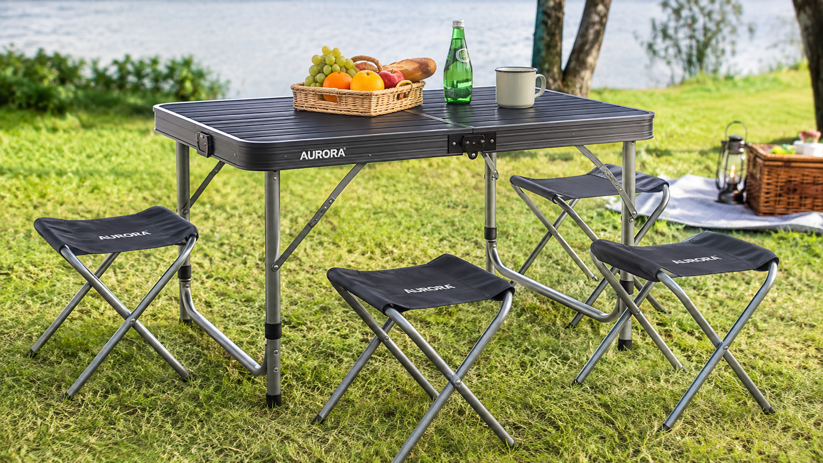 How AURORA Foldable Picnic Table Saves Space While Supporting Outdoor Family Gatherings