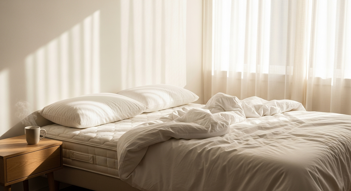Alba Original Natural Latex Mattress with seven comfort zones displayed